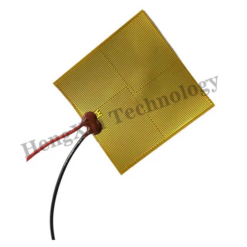 Electric Etched Foil Polyimide Film Heater with 3M Adhesive (5)